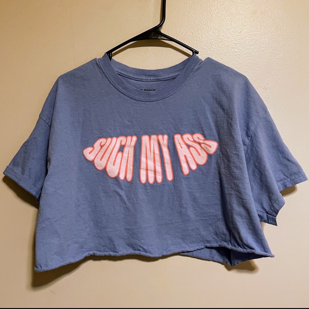 Suck My A$$ !! Cande Crop Top XL